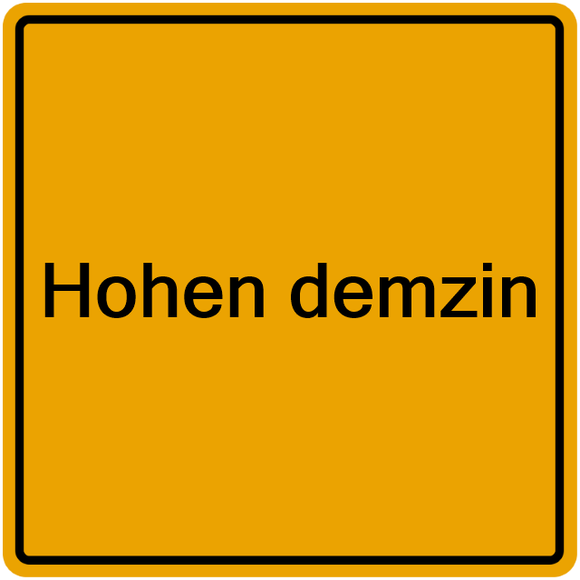 Einwohnermeldeamt24 Hohen demzin